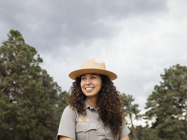 Vanessa Ceja outdoors at Grand Canyon National Park.